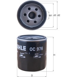 MAHLE OC 976 Oil Filter