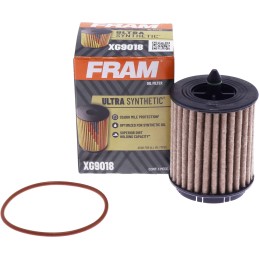 FRAM Ultra Synthetic Automotive Replacement Oil Filter, Designed for Synthetic Oil Changes Lasting up to 20k Miles, XG9018 (Pack