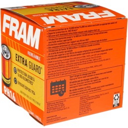 FRAM Extra Guard PH16, 10K Mile Change Automotive Replacement Interval Spin-On Engine Oil Filter for Select Vehicle Models