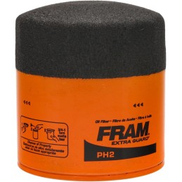 FRAM Extra Guard PH2, 10K Mile Change Automotive Replacement Interval Spin-On Engine Oil Filter for Select Vehicle Models