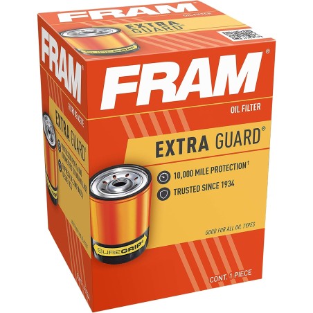 FRAM Extra Guard PH3387A, 10K Mile Change Interval Spin-On Oil Filter