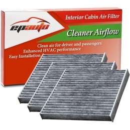 EPAuto CP285 (CF10285) Premium Cabin Air Filter includes Activated Carbon