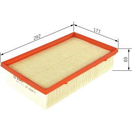 Bosch S0287 - Luftfilter Auto