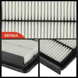 A-Premium Engine Air Filter Compatible with Hyundai Elantra(17-20), Kona(18-23) & Kia Forte(19-23), Forte5(20-23), Soul(20-23) -