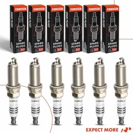 A-Premium Iridium Platinum Spark Plugs Compatible with Honda CR-V, Civic, Accord, Crosstour & Hyundai Elantra, Elantra Coupe/GT,