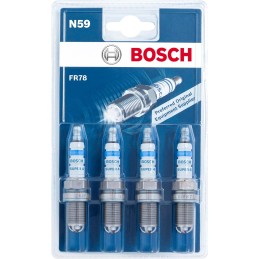 Bosch FR78 (N59) - Spark Plugs Super 4 - Set of 4