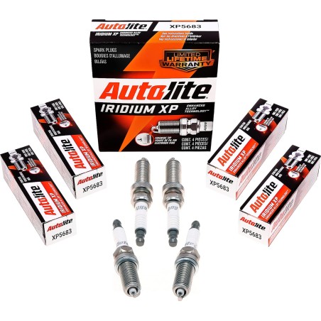 Autolite Iridium XP Automotive Replacement Spark Plugs, XP5683 (4 Pack)