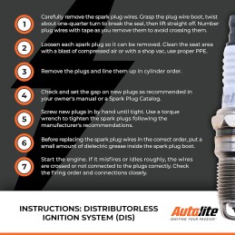 Autolite Iridium XP Automotive Replacement Spark Plugs, XP5683 (4 Pack)