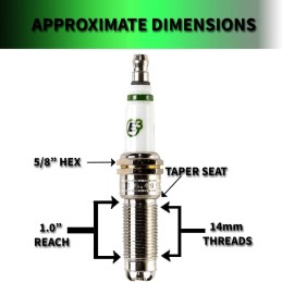 E3 Spark Plugs E3.74 Premium Automotive Spark Plug w/DiamondFIRE Technology (Pack of 1)