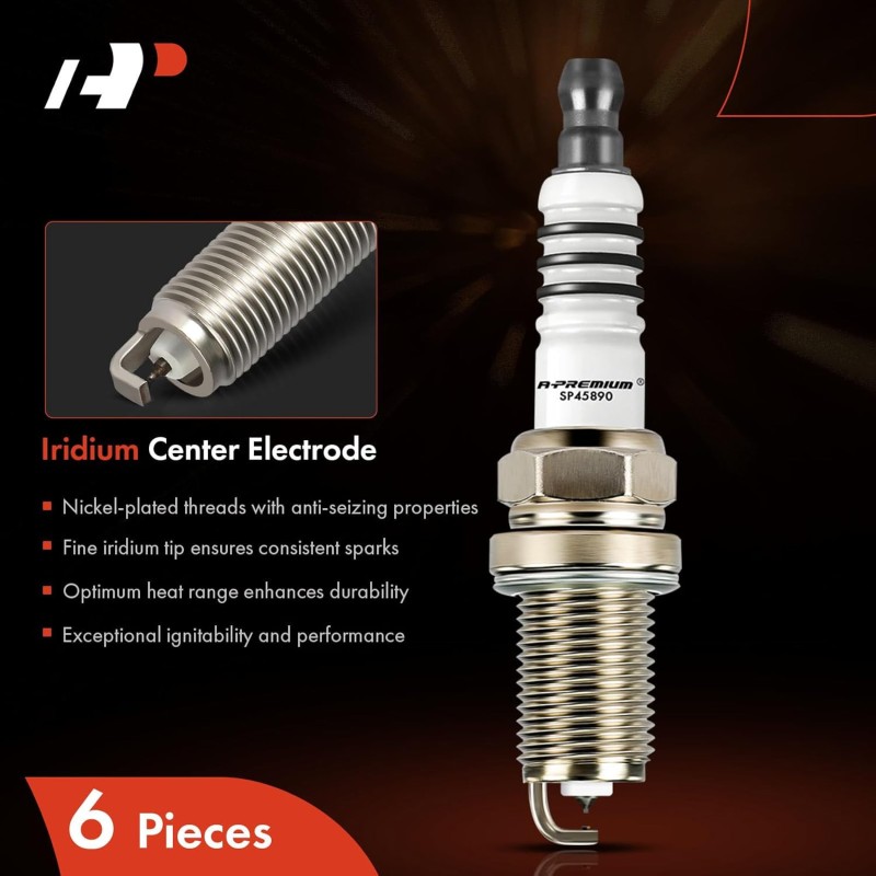 A-Premium Iridium & Platinum Spark Plugs Compatible with Toyota Camry, RAV4, Corolla, Highlander, Matrix & Scion tC, xB & Lexus