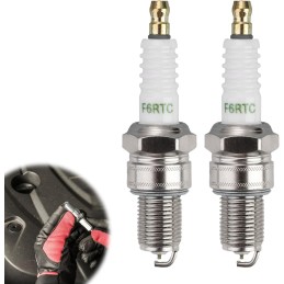 2 PCS F7RTC Spark Plug Repalce for NGK 5534/BPR7ES, BOSCH 7992/WR5DC, Champion 332/RN7YC, DENSO W22EPR-U, AC Delco R41CXLS – OEM