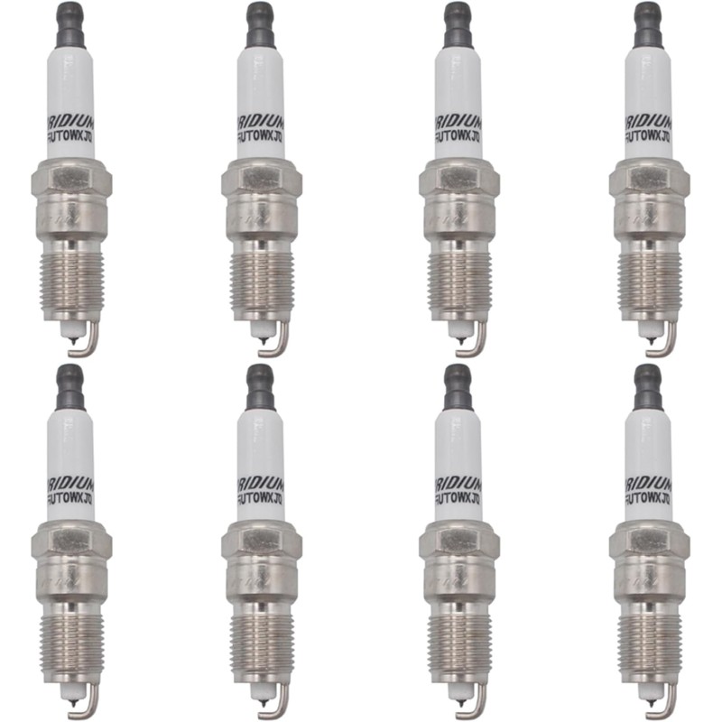 Iridium Spark Plug 8pcs Replace 3951 TR55 Compatible with Chevrolet Silverado 1500 GMC Cadillac Escalade Buick Ford F-150 Crown