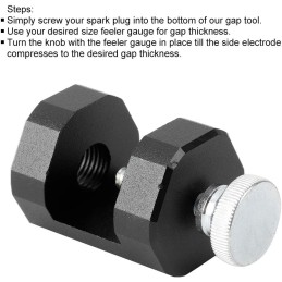 Gorgeri Spark Plug Gap Tool, 12 mm Universal Car Engine Zündkerzen Gap Tool Zündkerze Caliper Gapper Gapping