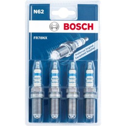 Bosch FR78NX (N62) - Spark Plugs Super 4 - Set of 4