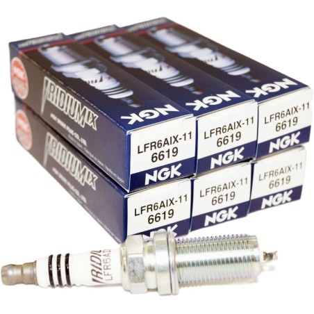 NGK 6619 Iridium Spark Plugs LFR6AIX-11 - 6 PCSNEW