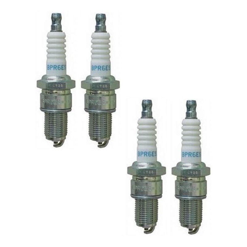 NGK Spark Plug BPR6ES- Set of 4 by NGK Japan