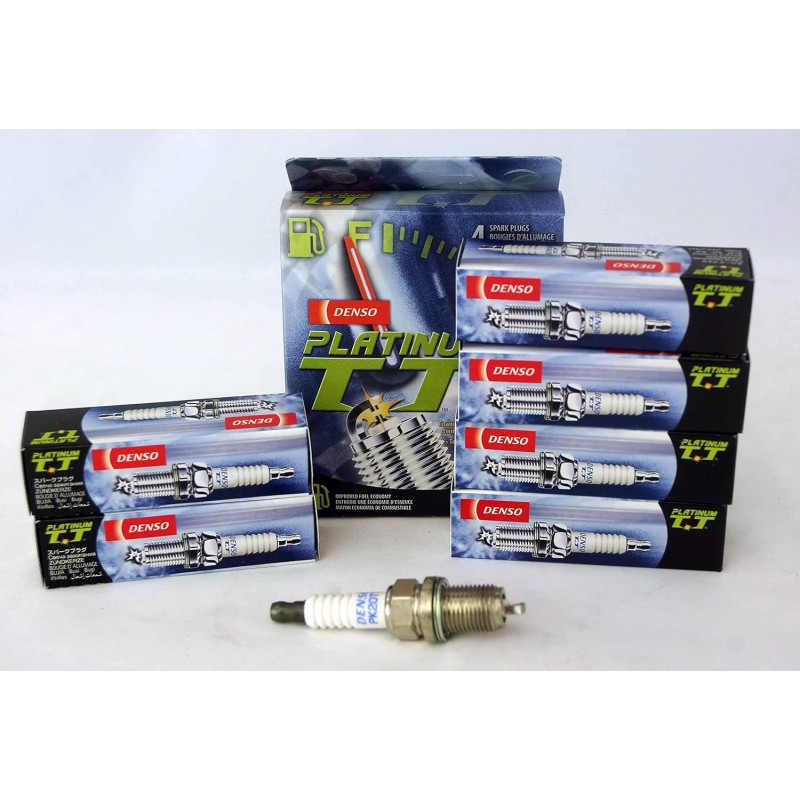 6 PCSNEW -- DENSO 4504 PLATINUM T T Spark Plugs -- PK20TT