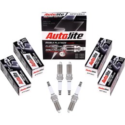 Autolite APP5863 Double Platinum Automotive Replacement Spark Plugs (4 Pack)