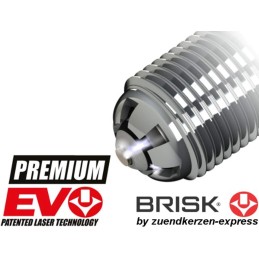 BRISK Premium EVO DR15SXC 1898 Zündkerzen, 4 Stück