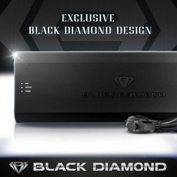 Black Diamond DIA-P2000x1D Car Audio Amplifier Class D 1-Channel Monoblock Amp 2000 Watts Rms Remote Level Control Included