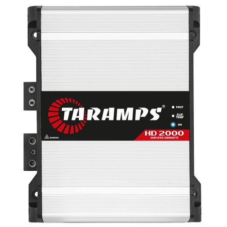 Taramps HD 2000 1 Ohm 1 Channel 2000 Watts RMS MAX, Full Range Car Audio, Monoblock, LED Monitor Indicator, Class D Amplifier,