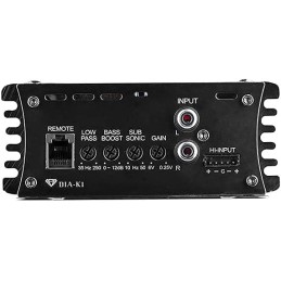 Black Diamond DIA-K1 Car Audio Amplifier – 1 Channel, Monoblock, Class D, 1800 Watts, Remote BASS Knob Included