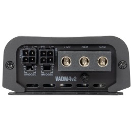 NVX VADM1 Monoblock 1-Ch Class D Amplifier 1000W Max, 500W RMS High Power, 1/2/4-ohm stable, Low Pass X-over, Bass Boost, Remote