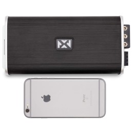 NVX VADM1 Monoblock 1-Ch Class D Amplifier 1000W Max, 500W RMS High Power, 1/2/4-ohm stable, Low Pass X-over, Bass Boost, Remote