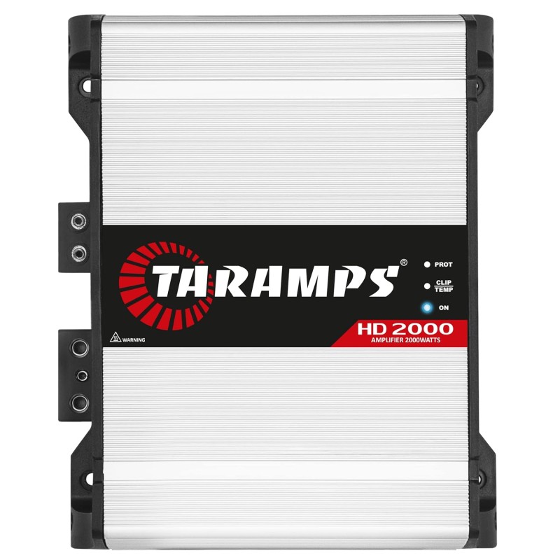 Taramps HD 2000 4 Ohms 1 Channel 2000 Watts RMS MAX Full Range Car Audio, Monoblock, LED Monitor Indicator, Class D Amplifier,