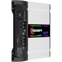 Taramps HD 3000 2 Ohms RGB Effects 1 Channel 3000 Watts RMS MAX Full Range Car Audio Monoblock LED Monitor Indicator Class D