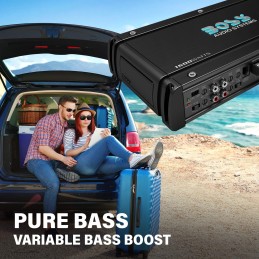 BOSS Audio OX3KD Class D Autoverstärker - 3000 Watt, 1 Ohm stabil, digital, Monoblock, MOSFET Netzteil