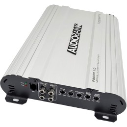 Audiobank Audio System P5000.1 Monoblock Car Amplifier - 5000 Watt Amp, 2/4 Ohm Stable, Class A/B, Mosfet Power Supply, Remote