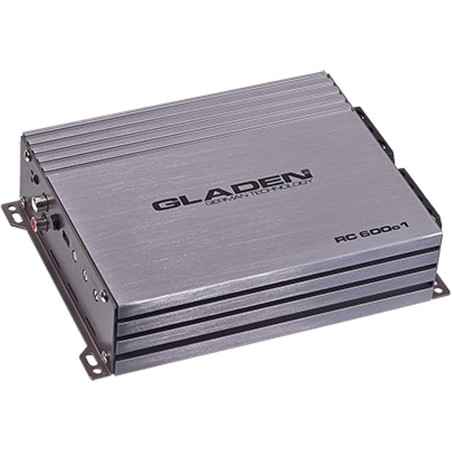 Gladen RC 600C1 1-Kanal Mono Verstärker digital 1 X 560 Watt RMS an 2 Ohm RC600C1