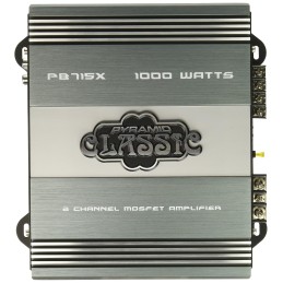 Pyramid PB715X 1000 Watts 2 Channel Bridgeable Car Amplifier