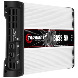 Taramps Bass 5k Amplifier 1 Ohm 5000 Watts RMS 1 Channel, Full Range Car Audio, Monoblock, LED Indicator, Level Control, Class