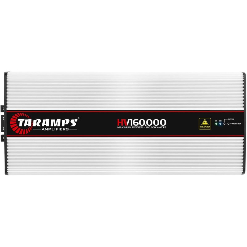 Taramps HV 160.000 Chipeo High Voltage Amplifier 0.25 Ohm 160,000 Watts RMS with 24 batteries 1-Channel Class D 300VDC Output