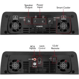 Taramps HV 160.000 Chipeo High Voltage Amplifier 0.25 Ohm 160,000 Watts RMS with 24 batteries 1-Channel Class D 300VDC Output