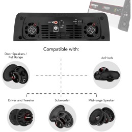 Taramps HV 160.000 Chipeo High Voltage Amplifier 0.25 Ohm 160,000 Watts RMS with 24 batteries 1-Channel Class D 300VDC Output