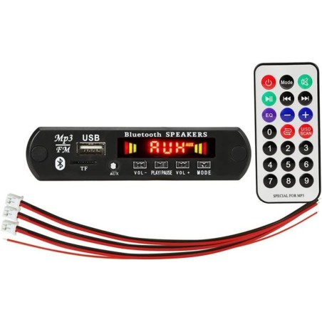 Auto-Audioverstärker 2 * 25W Verstärker Bluetooth-kompatibel MP3 WMA WAV. Decoder Board Wireless Music Audio Modul USB TF FM.