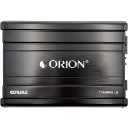 Orion Cobalt CBA2000.1D Monoblock 1-Channel Class D Amplifier for Car Subwoofer, 2000W Max, 1-Ohm Stable, Adjustable Low Pass &