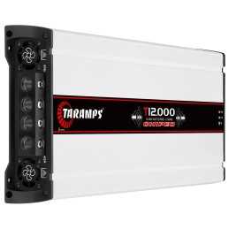 Taramps T 12.000 Chipeo Amplifier 2 Ohms 12000 Watts RMS 1 Channel Car Audio Peak Power 13300W RMS Monoblock Amp, Compatible