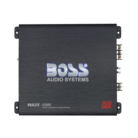 Boss Audio Systems R1600M 1.0 Channel Audio Amplifier 1600W A/B 0.01% 102dB 1600W