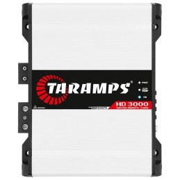 Taramps HD 3000 2 Ohms 1 Channel 3000 Watts RMS MAX Full Range Car Audio, Monoblock, LED Monitor Indicator, Class D Amplifier,