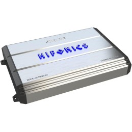 Hifonics ZXX-2400.1D Zeus Mono Channel Car Audio Amplifier (Silver) – Class D Amp, 2400-Watt, Aluminum Heat Sink, Variable