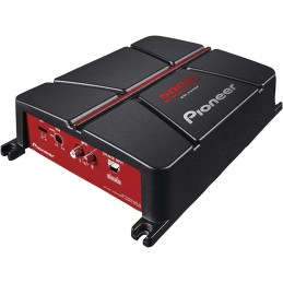 Pioneer GM-A3702 2-Channel Bridgeable Amplifier ,Black/red