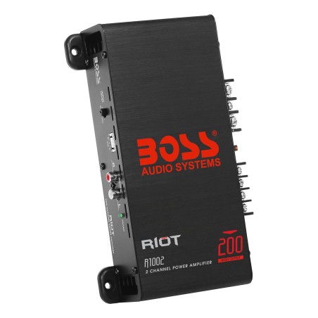 Boss Audio R1002 200W Riot 2 Channel High Power Amplifier