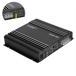 Tbest Lifier Car O 1000 Watt, Monoblock Car Amplifier, Car Auto Amplifiers 3800W 2 Channel O Power Amplifier 12V Black Aluminum