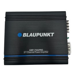 BLAUPUNKT 7502PRO Car Audio 2-Channel Full Range 2 Ohm Stable Amp Amplifier 1500 Watts Max | Slim and Compact