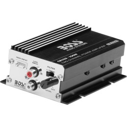 BOSS Audio Systems CE102 2 Channel Car Amplifier - 100 Watts, Full Range, Class A/B, IC (Integrated Circuit)