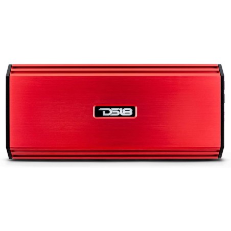 DS18 S-1100.2/RD Car Audio Amplifier – Full-Range, Class Ab, 2 Channel Amplifier, 1100 Watts (Red)